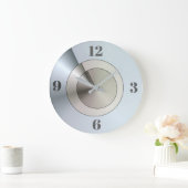 Derzeitiger Effekt aus blauem Stahl > Simplistic u Große Wanduhr (Zuhause)