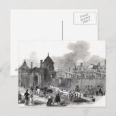 Derzeitiger Staat des British Museum Postkarte (Vorne/Hinten)