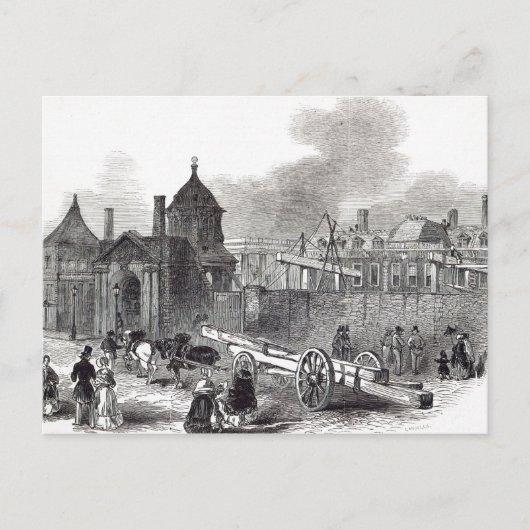 Derzeitiger Staat des British Museum Postkarte (Vorderseite)