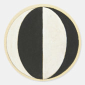 Derzeitiger Stand von Mahatmas durch Hilma af Klin Runder Aufkleber (Vorderseite)