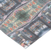 Derzeitiger Tag Blick auf eine ruhige Vergangenhei Tischdecke (Schrägansicht)