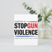 Derzeitiges CSGV-Logo Postkarte (Stehend Vorderseite)