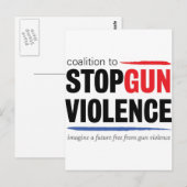 Derzeitiges CSGV-Logo Postkarte (Vorne/Hinten)