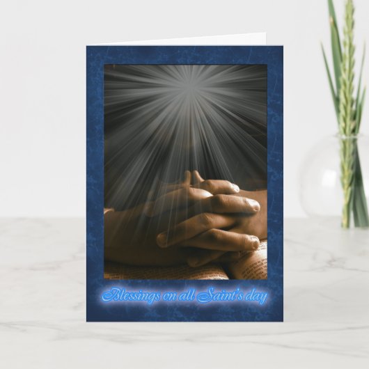 Des Allerheiligen Karte (Vorderseite)