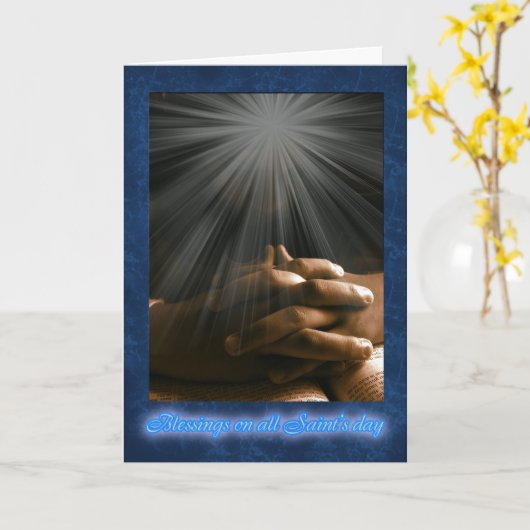 Des Allerheiligen Karte (Gelbe Blume)