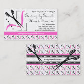 Des Änderungs-Geschäfts-, Näherin-oder Schneiders Visitenkarte (Vorne/Hinten)