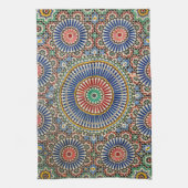 des arabischen religiöses Muster Mosaik-Islams Geschirrtuch (Vertikal)