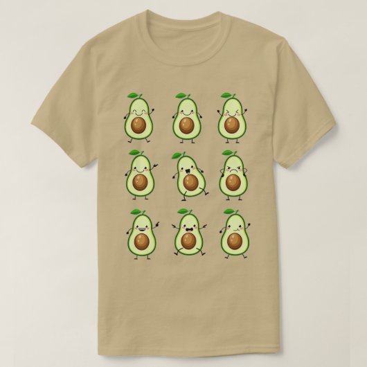 des Avocado avo Powers T-Shirt (Design vorne)