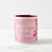 "Des beststen Rosa-Orchideen-Tasse die Zweifarbige Tasse (Mittel)