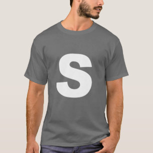 des Buchstaben S Chipmunk Halloween-Kostüm Blau Fr T-Shirt