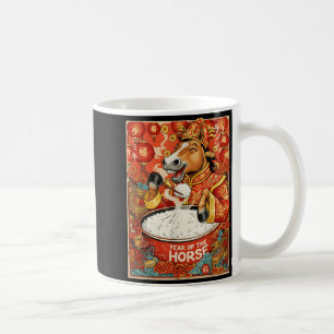 Des chinesischen Zodiak-Pferdreises Kaffeetasse