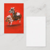 Des Cowboy-Mäuse-und Meerschweinchen-ACEO Visitenkarte (Vorne/Hinten)