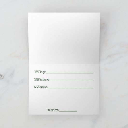 Des das Party Weise Einladung (Innenseite)