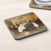 Des der Toast-"Schatze Bagmans und Ehefrauen (Öls Getränkeuntersetzer (Linke Seite)