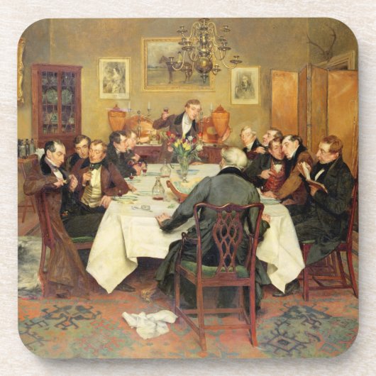 Des der Toast-"Schatze Bagmans und Ehefrauen (Öls Getränkeuntersetzer (Vorderseite)