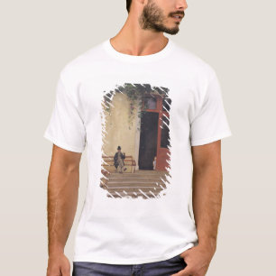 Des der Vater und der Sohn Künstlers auf der T-Shirt
