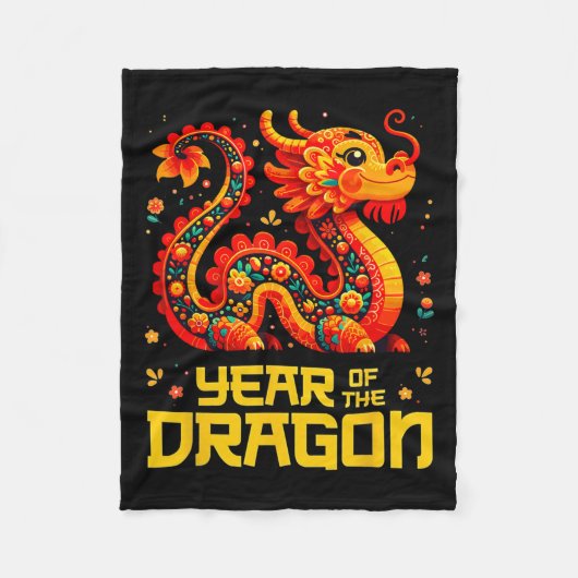 des Drachen 2024 Fleecedecke (Vorderseite)