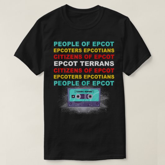 des EPCOT T-Shirt (Design vorne)