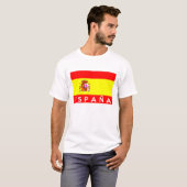 des Flaggenlandes Espana Spanien spanischer T-Shirt (Vorne ganz)