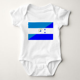 des Flaggenlandes Nicaraguas Honduras halbes Baby Strampler