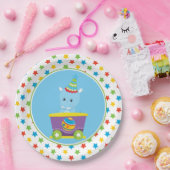 Des Flusspferd-| Zirkus-Thema Zirkus-des Zug-| Pappteller (Party)