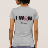 DES GOTTES GOT DIESES, ICH GEWANN BRUSTKREBS-SHIRT T-Shirt (Rückseite)