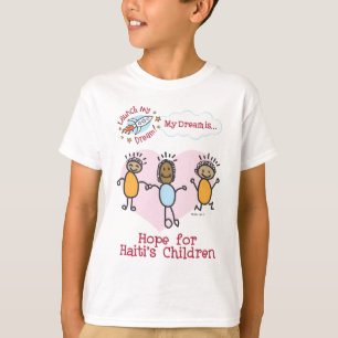 Des Haitis des Thalias "Hoffnung für Kinder" Shirt