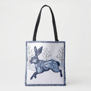 Des Hasen winterliche launische Wanderung Tasche