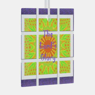 Des Herrn Herrlichkeitsmuster Grafik-Text-Design   Ornament Aus Glas