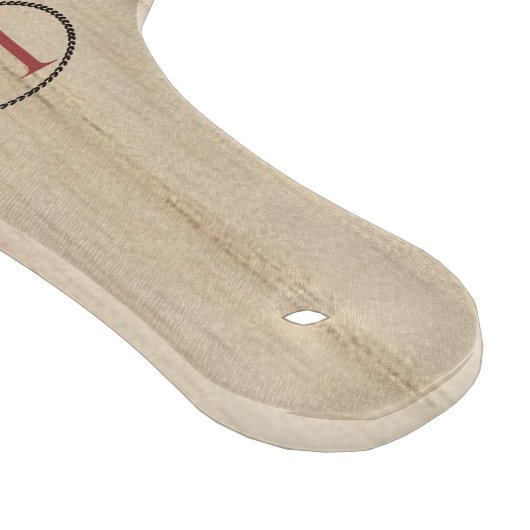 Des hölzernen Minikäsebrett Traubenmonogramms des Schneidebrett (Ecke)