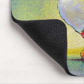 Des Huhnspaßes des interpretierenden Tanzes Mousepad (Ecke)