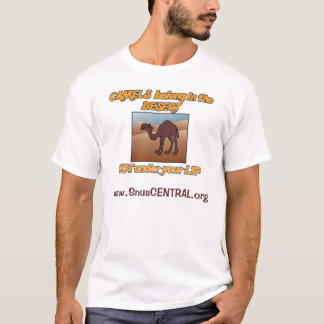 Des Kamels gehören in der Wüste. Nicht unter Ihrer T-Shirt