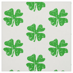 Des Kleeblatt-Gewebes   DIY St. Patricks Stoff