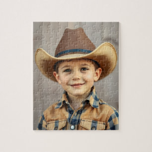 Des kleinen Ranchers erstes Rodeo-Jigsaw-Puzzle Puzzle