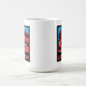 des Kunst-Dekos Londons Westminster England retro Kaffeetasse (Mittel)