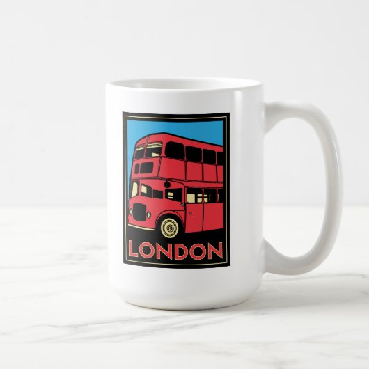 des Kunst-Dekos Londons Westminster England retro Kaffeetasse (Rechts)