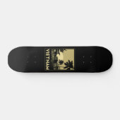 des Kunst-Dekos Vietnams Südostasien retro Reise Skateboard (Horizontal)