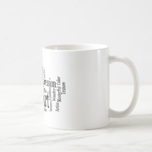 Des künstlerischen kreativen kaffeetasse
