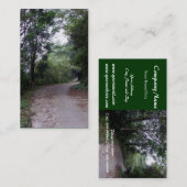 Des Lebens der Weg-/der Natur Weg-Visitenkarten Visitenkarte (Vorne/Hinten)