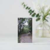 Des Lebens der Weg-/der Natur Weg-Visitenkarten Visitenkarte (Stehend Vorderseite)