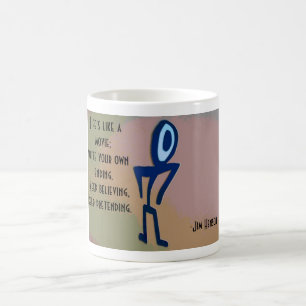Des Lebens mögen einen Film Kaffeetasse