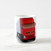 Des LKW-Schicksals-Glückwünsche halb 4x4 ATV Kaffeetasse (Mittel)