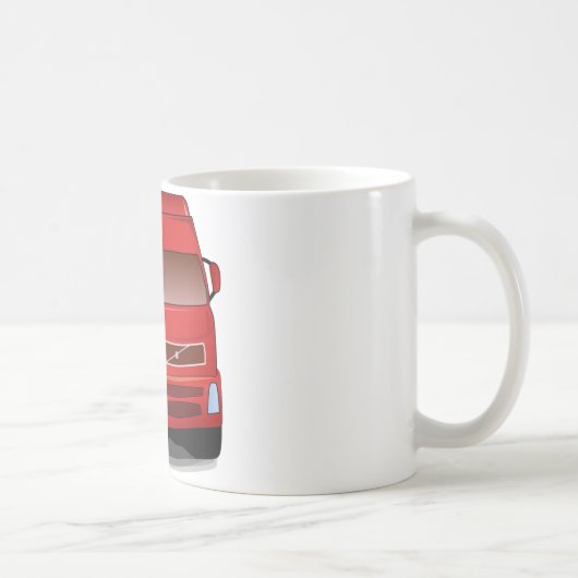 Des LKW-Schicksals-Glückwünsche halb 4x4 ATV Kaffeetasse (Rechts)