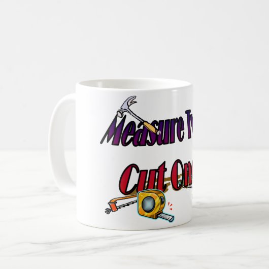 des Maßes Tasse zweimal (Vorderseite Links)