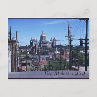 Des Moines 1959 Postcard Postkarte
