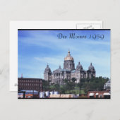 Des Moines 1959 Postcard Postkarte (Vorne/Hinten)
