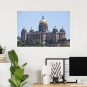 Des Moines Capitol Poster (Heimbüro)