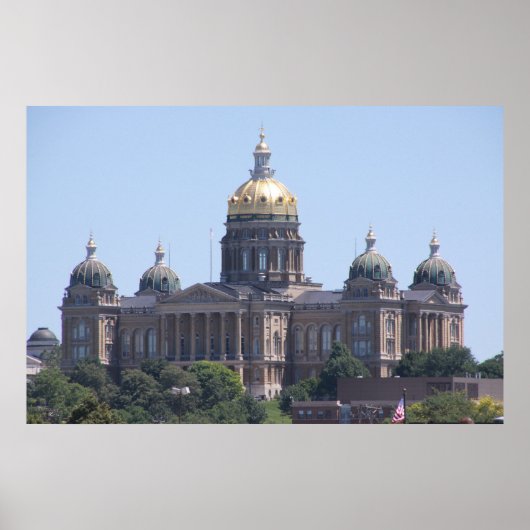 Des Moines Capitol Poster (Vorne)