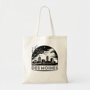 Des Moines City Iowa USA Tragetasche
