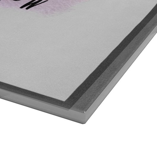 Des Moines IA City Skyline Latitude und Longitude Schneidebrett (Ecke)